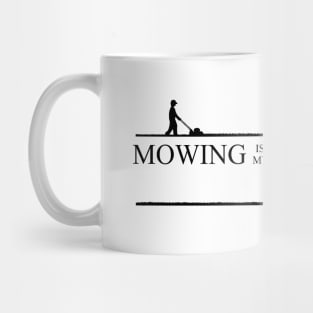 Mowing Meditation Push Mower Mug